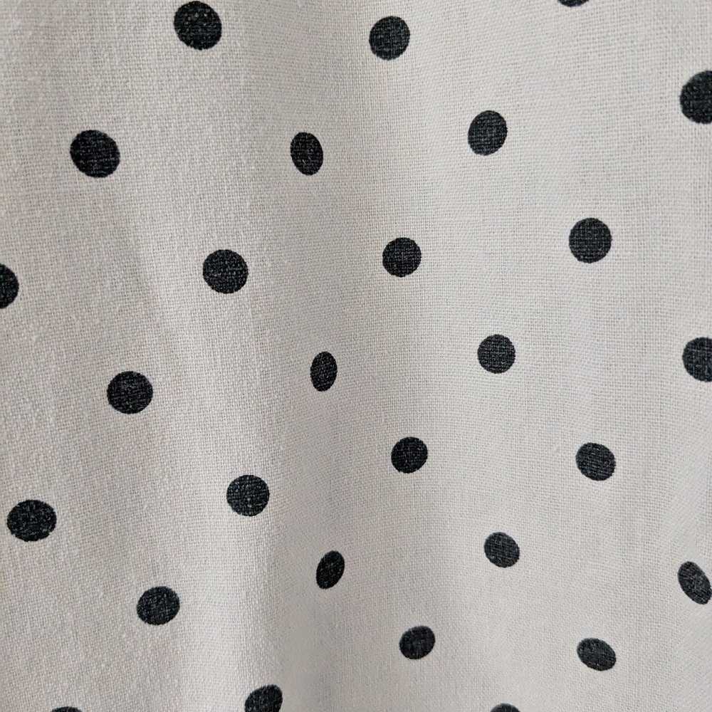 Umgee - Tunic Top  Beige w/Black Polka Dots - Picture 5 of 8